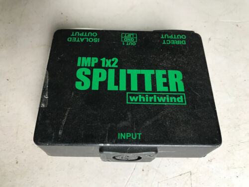 Whirlwind 1X2 XLR microphone splitter