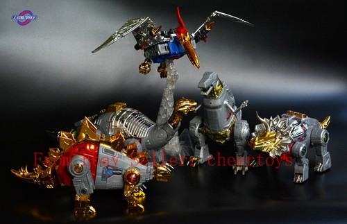 5pcs FansToys FT04 Scoria FT05 Soar FT06 Snarl FT07 Stomp FT08 Grinder Dinobots - Picture 12 of 12