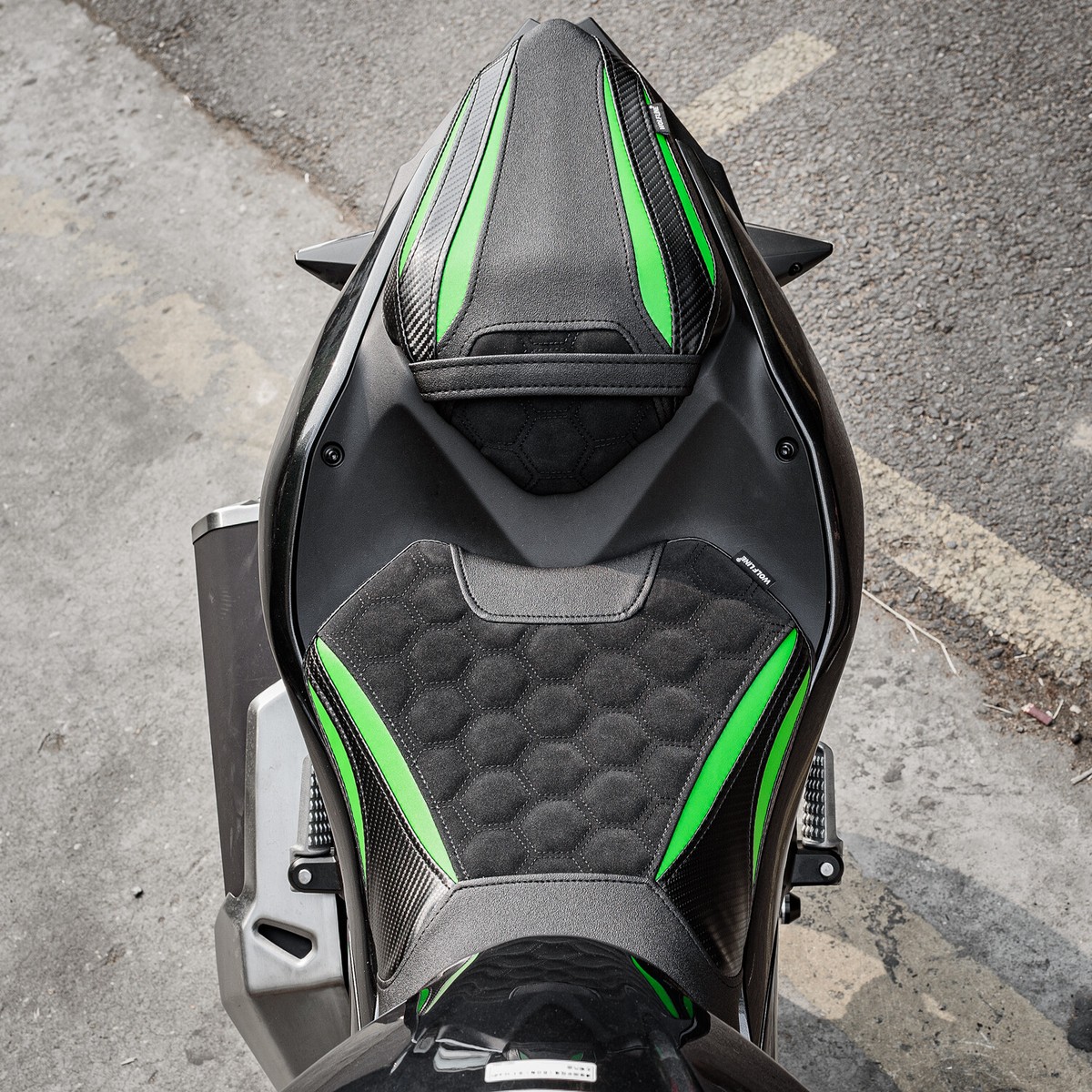 WOLFLINE Rider & Passenger Seat for Kawasaki Ninja 500 Z500 2024