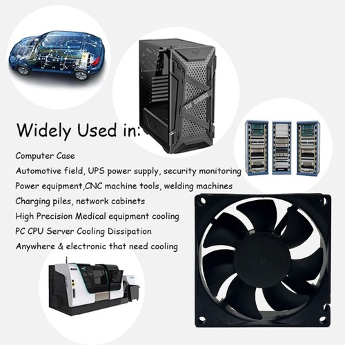 Mute Low Voltage 8025 5V 8CM Usb Fan Chassis Router Cooling 3000RPM - Afbeelding 2 van 7