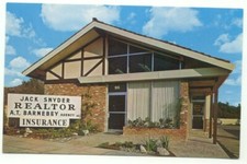 Glendale CA Jack Snyder Realtor Vintage Advertising Postcard ~ California