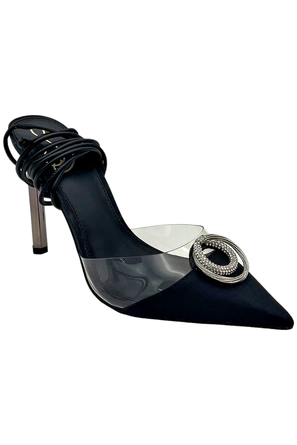 Женские туфли на шпильке с ремешками Adrian от Sam Edelman из черной замши