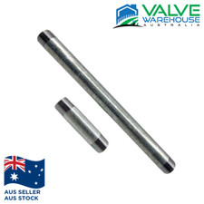GALVANISED PIPE PIECES - THREADED BSP BOTH ENDS - VARIOUS SIZES - HIGH QUALITY