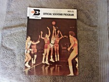1971-72 BUFFALO BRAVES BALTIMORE BULLETS PROGRAM RANDY SMITH 1972  BOB KAUFFMAN