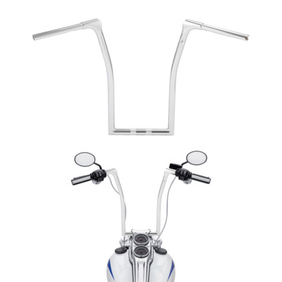 19'' Rise 1 1/4'' Ape Hanger Handlebar Fit For Harley Fat Bob Fat Bob Road King