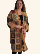 Handmade Cardigan Knit, Crochet Knitted Jacket, For Women, Jacket for mom, Croch