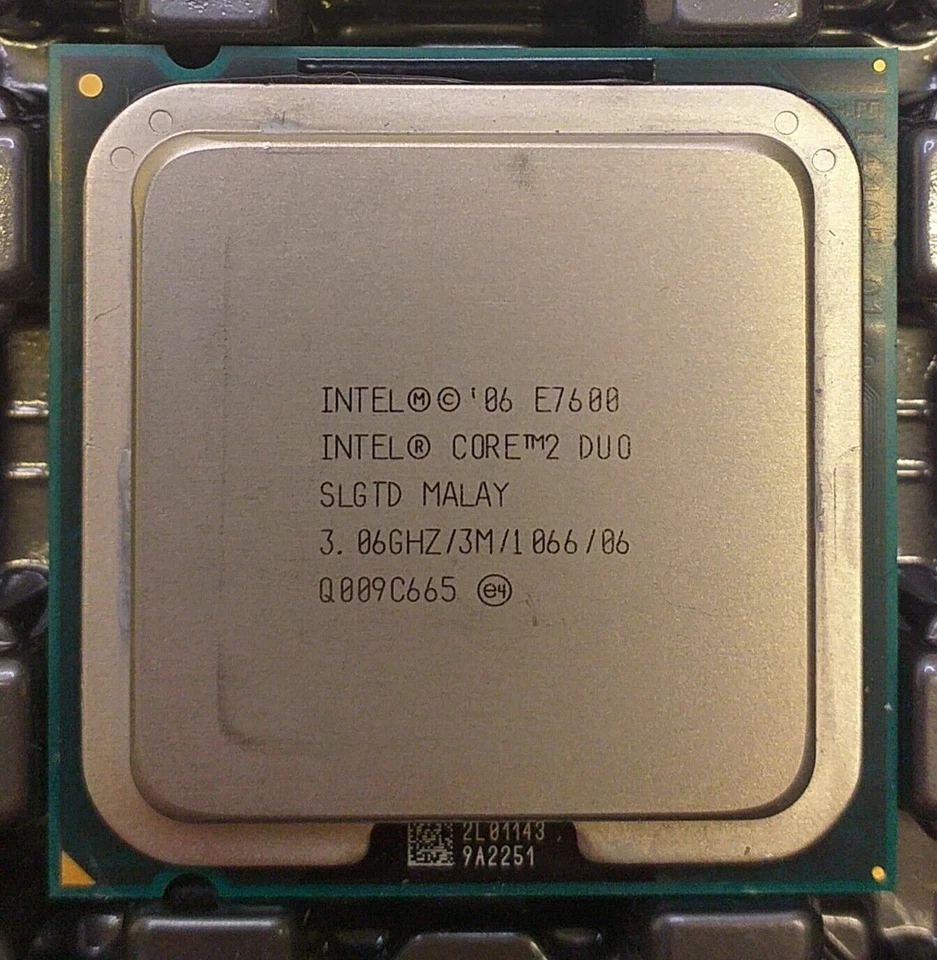 Intel Core 2 Duo E7600 3.06 GHz LGA 775 CPU Processor 1066 MHz 65W - Image 4 of 4