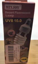 UVB Bulbs for Reptiles 10.0, 26W Desert UVA UVB Light, Compact Fluorescent UV...