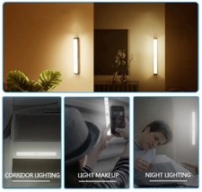 Wireless LED Closet Light PIR Motion Sensor Strip Cabinet Stairs Night Lamp UK