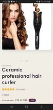 Ceramic professional hair curler