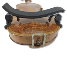 Violin Shoulder Rest 4/4 Size Aluminum Alloy with Soft Foam Pad Adjustable