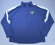 Shamrock Run Buffalo, NY Race 1/4 Zip Pullover Performance Shirt Men’s Size 2XL