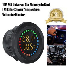 12V-24V Auto Marine Motorrad LED Digital DC Voltmeter Spannungsmesser Anzeige