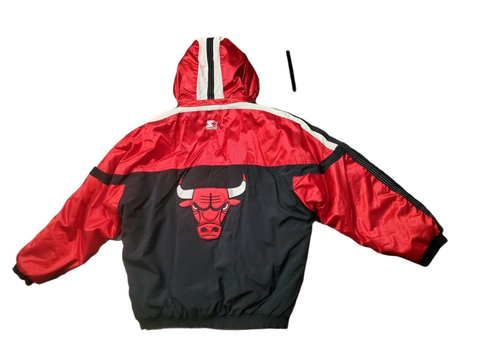 1990's CHICAGO BULLS STARTER JACKET L - Classic American Sports