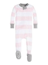 Size 18 Months Burt's Bees Organic Baby Zip-up Footed Sleeper Footie NWT