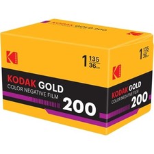 Kodak Gold 200 Color 135 Negative Roll Film, 36 Exposures