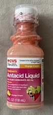CVS Health Children  s Antacid Liquid Medicine Orange Cream Liquid NEW SEALED