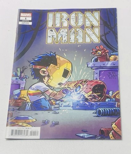 IRON MAN #1 Young Variant (MCU)(2024) Key Issue 1st Iron Monger Justine Hammer - Picture 1 of 2