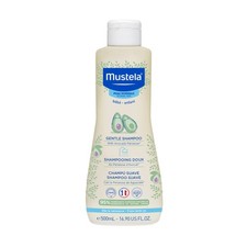 Mustela Gentle Shampoo with Natural 16.9 Fl Oz Pack of 1 , Transparent