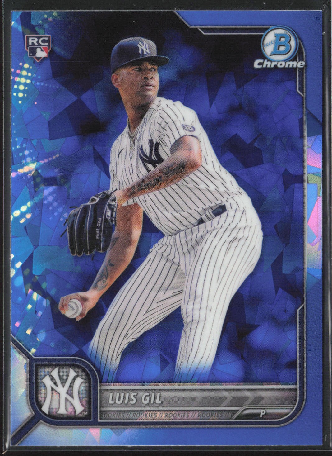 2022 Bowman Chrome Sapphire #78 Luis Gil Rookie RC