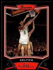 2008-09 Bowman Bill Russell Boston Celtics #106