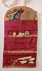 Civil War HOUSEWIFE sewing kit w/Contents, HAND SEWN, Aged RED & Biege 363H — photo 3