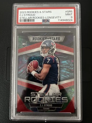 2023 Rookies & Stars - Stellar Rookies C.J. Stroud #SR-5 Longevity Prizm PSA 9