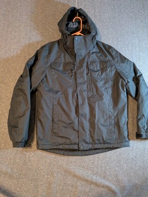 Black Label 38灯 Black Base Design ZeroXPosur Black Label Winter Jacket Men's Size XL Hood Coat Black