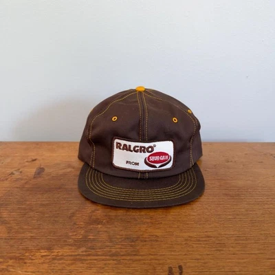 Vintage Ralgro Shur-Gain Trucker Hat — 80s Farm Patch Snapback - Bild 1 von 4