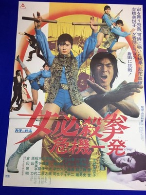 mb2045 Female Deadly Vengeance Crisis B2 poster Etsuko Shihomi Tamayo Mitsukawa