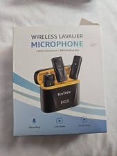 Brand New, New In Box - TeoTeeo Wireless Lavalier Microphone Vlog 100   iPhone
