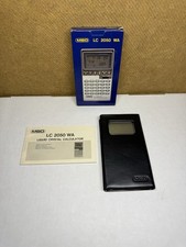 NOS MBO LC 2050 WA Calcolatrice Cristalli Liquidi con Calendario Automatico Made in Japan