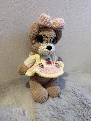Süße Amigurumi Bärchen Dame Handmade Unikat Geschenk Handarbeit