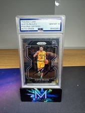 2021 Panini Prizm Austin Reaves PSA 10 Auto GRADE ROOKIE CARD