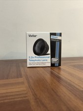 Vivitar HD 55mm 2x Multi-Coated Professional Telephoto Lens Attachment NEW