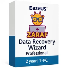 EaseUS Data Recovery Wizard Pro  |  2-Year  | File, Photo, Video Recovery DVD
