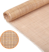 24" Width Natural Square Cane Webbing 5 Ft, Rattan Roll for Caning Projects