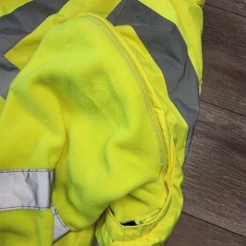 Portwest S427 Hi-Vis Breathable 7-in-1 Traffic Jacket / Vest Waterproof XL image 7