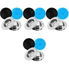  16 Stcs Badewanne Abflusssieger Spüle Filterkörbe mit Silikonbadewannenstopps