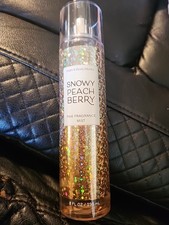 Bath And Body Works Snowy Peach Berry Fragrance Body Mist 8oz