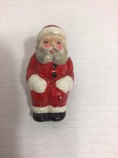 Vintage Santa Claus Shelf Sitter Christmas Decoration, Japan Hand Painted