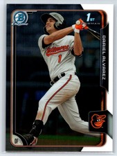 2015 Bowman Chrome Dariel Alvarez 1st Bowman Rookie Baltimore Orioles RC #BCP145