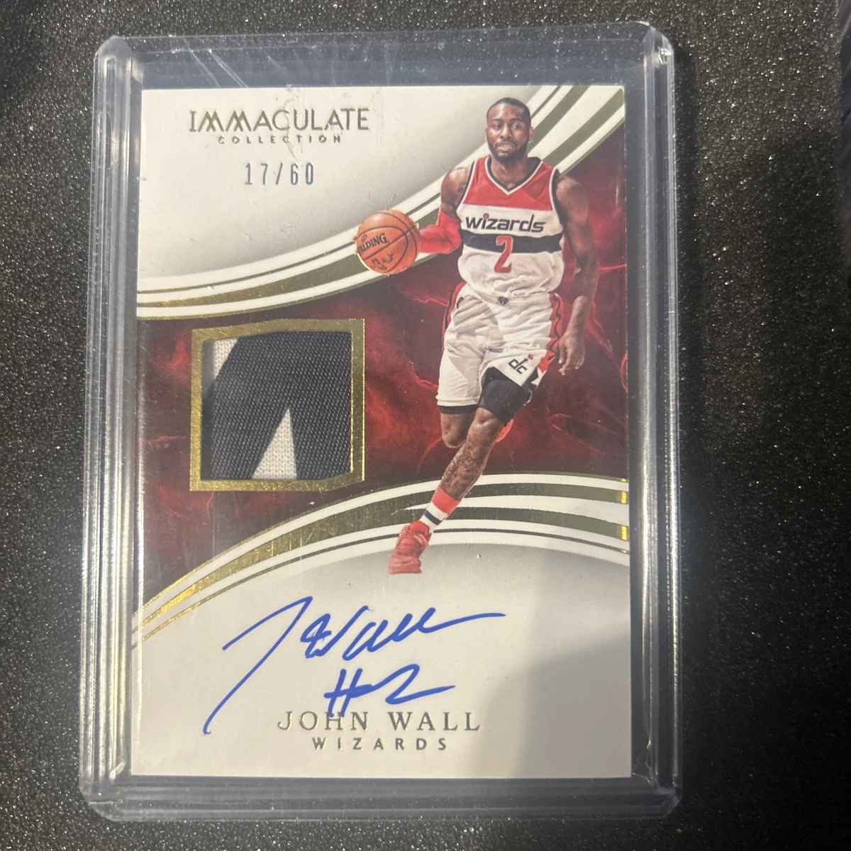 John Wall auto(/49) immaculate collection
