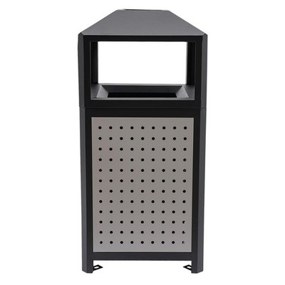 Commercial Waste Container Outdoor Trash Can Garbage Enclosure Grey