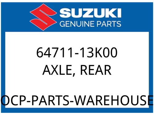 AXLE, REAR
