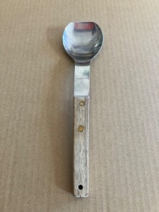Vintage Vernco Ice Cream Scoop w/Wood Handle, Stainless Steel Japan, 9.5" Lgth