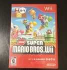 New Super Mario Bros. Wii 2009 Platformer Multiplayer Wii CIB Tested & Working