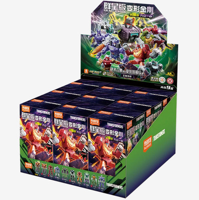 Blokees Transformers Galaxy Version 10th Blindboxes Model Kit Assembly Figures