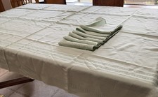 Tablecloth And Napkin Set 6 Green 50 X 70