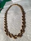 Vintage Napier Gold-Tone Double-Link Collar Necklace(Patent #4,774,743)